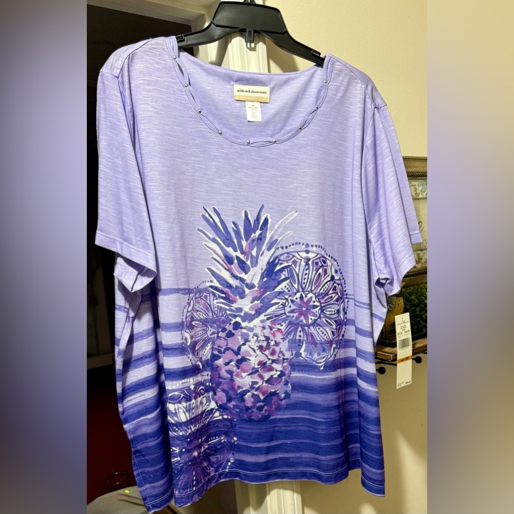 Alfred Dunner Lavender Top